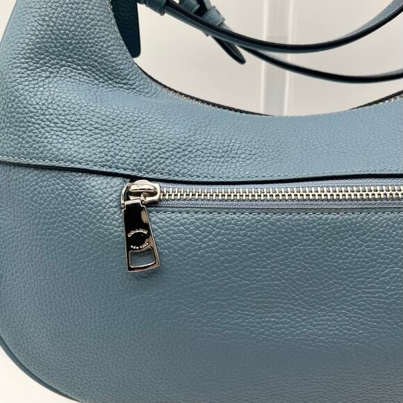 BUNDLE FOR MLS COACH Leather Harley East/West Blue Shoulder Hobo Bag - Picture 9 of 13